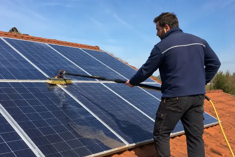 Nettoyage et entretien de panneaux solaires à Quiévrechain